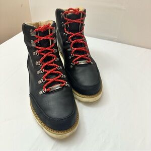 Harley Davidson Leather Ankle Lace Up Riding and Hiking Black‎ Size 10.5 Boots
